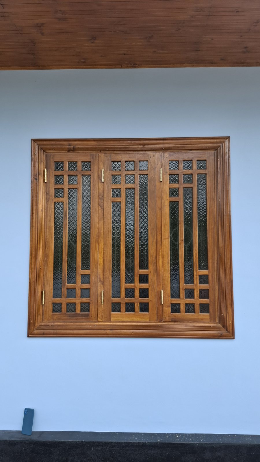 Contemporary timber glazed window unit for residential spaces