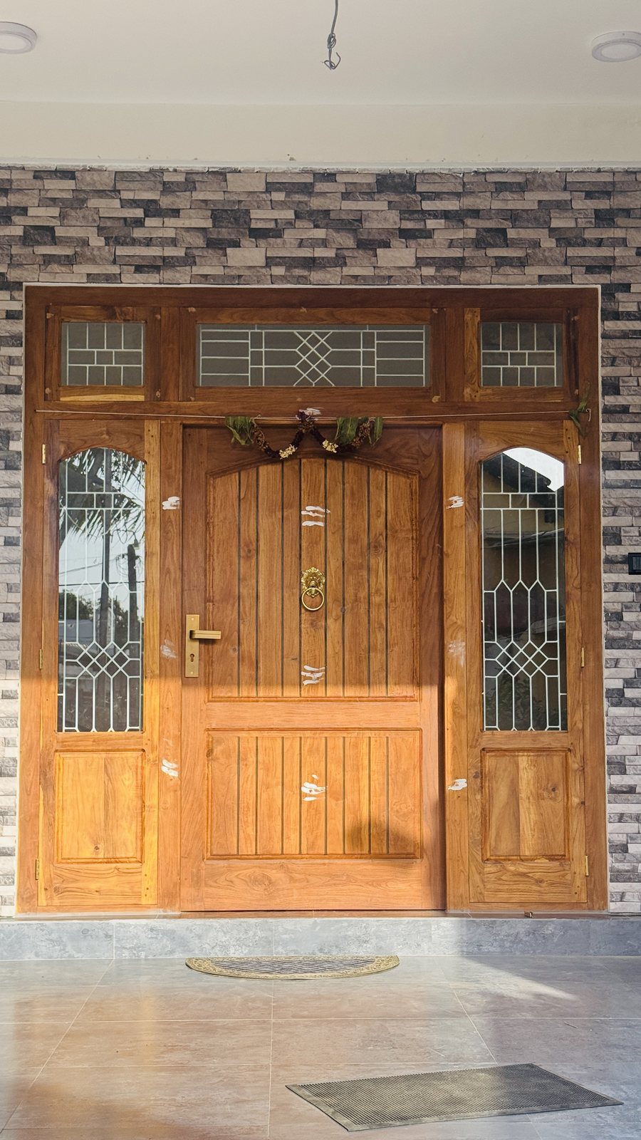 Architectural custom timber casement window unit